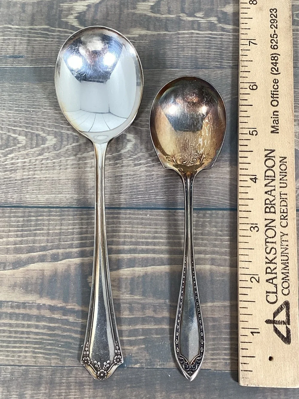 Vintage Silver Plated Spoon Collection, Lot Of 7 Spoons